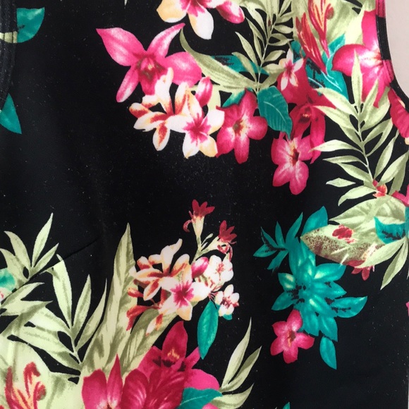 Forever 21 tropical floral bodycon dress - Picture 2 of 3